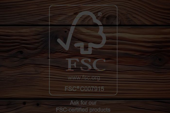 Click here for our FSC Certificate the mark of responsible forestry.